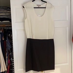 Banana Republic NWT Black and White Dress 12 Tall